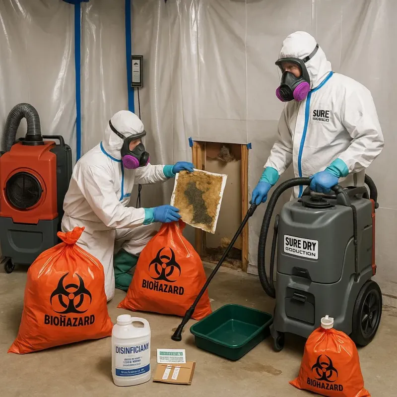 Contaminated Water Handling Protocols process in Golden Valley County, ND