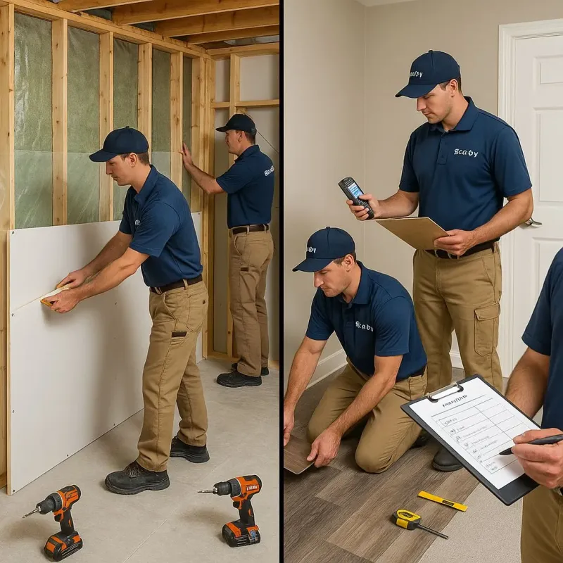 Repairs and Reconstruction process in Golden Valley County, ND